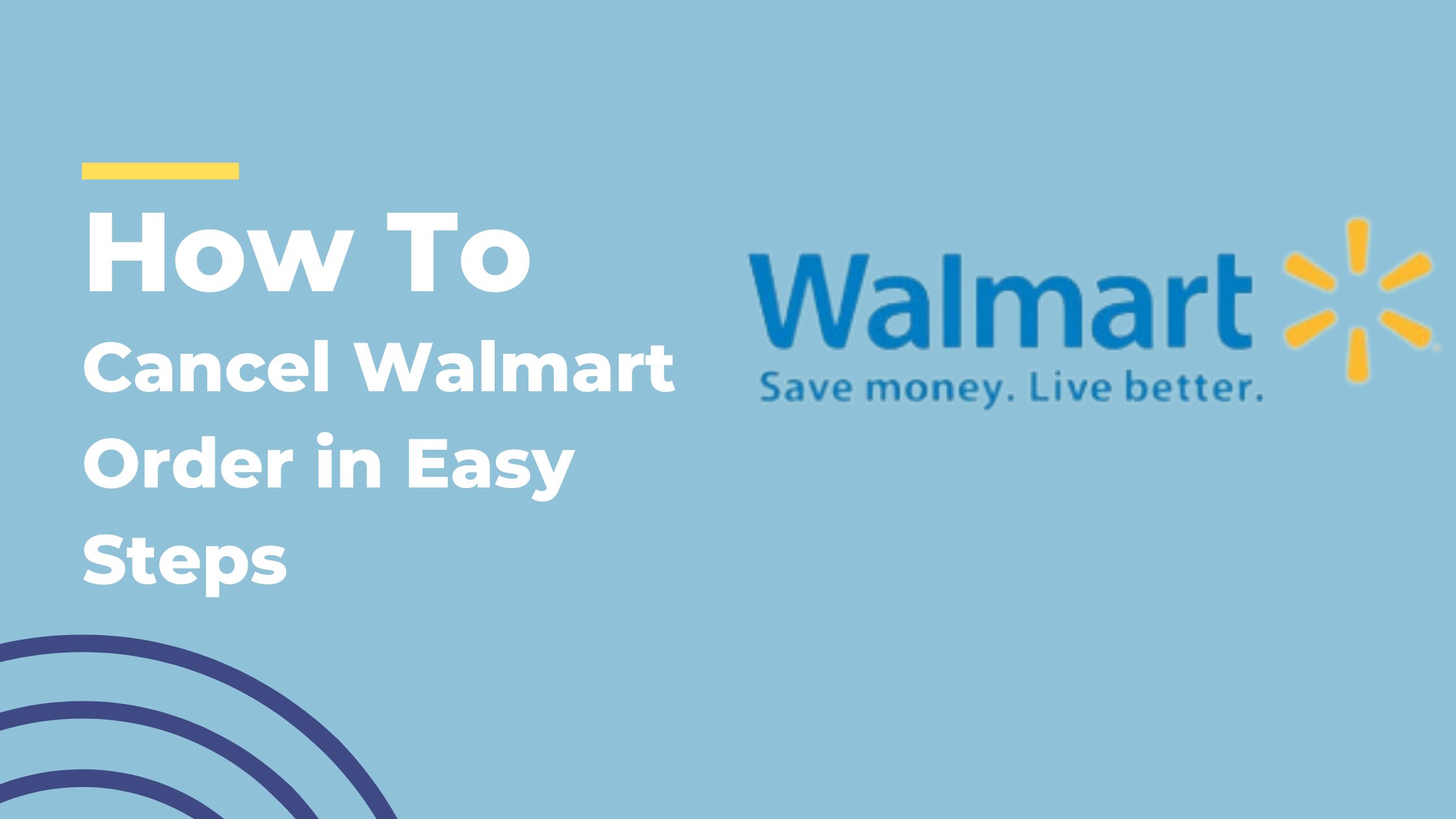 How to Cancel Walmart Order