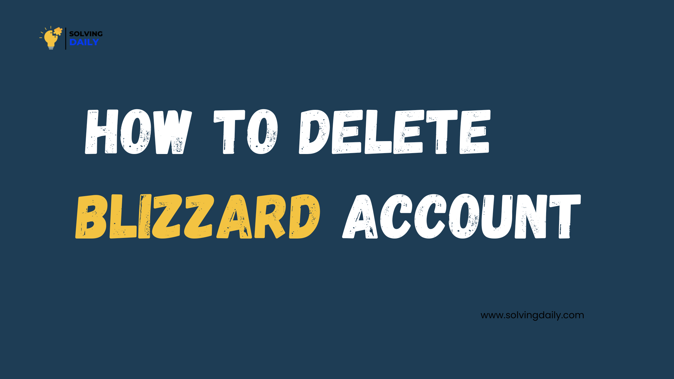 how to delete blizzard account